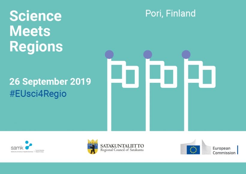 Science Meets Regions Brand pic (SAMK Pori 2019 version)