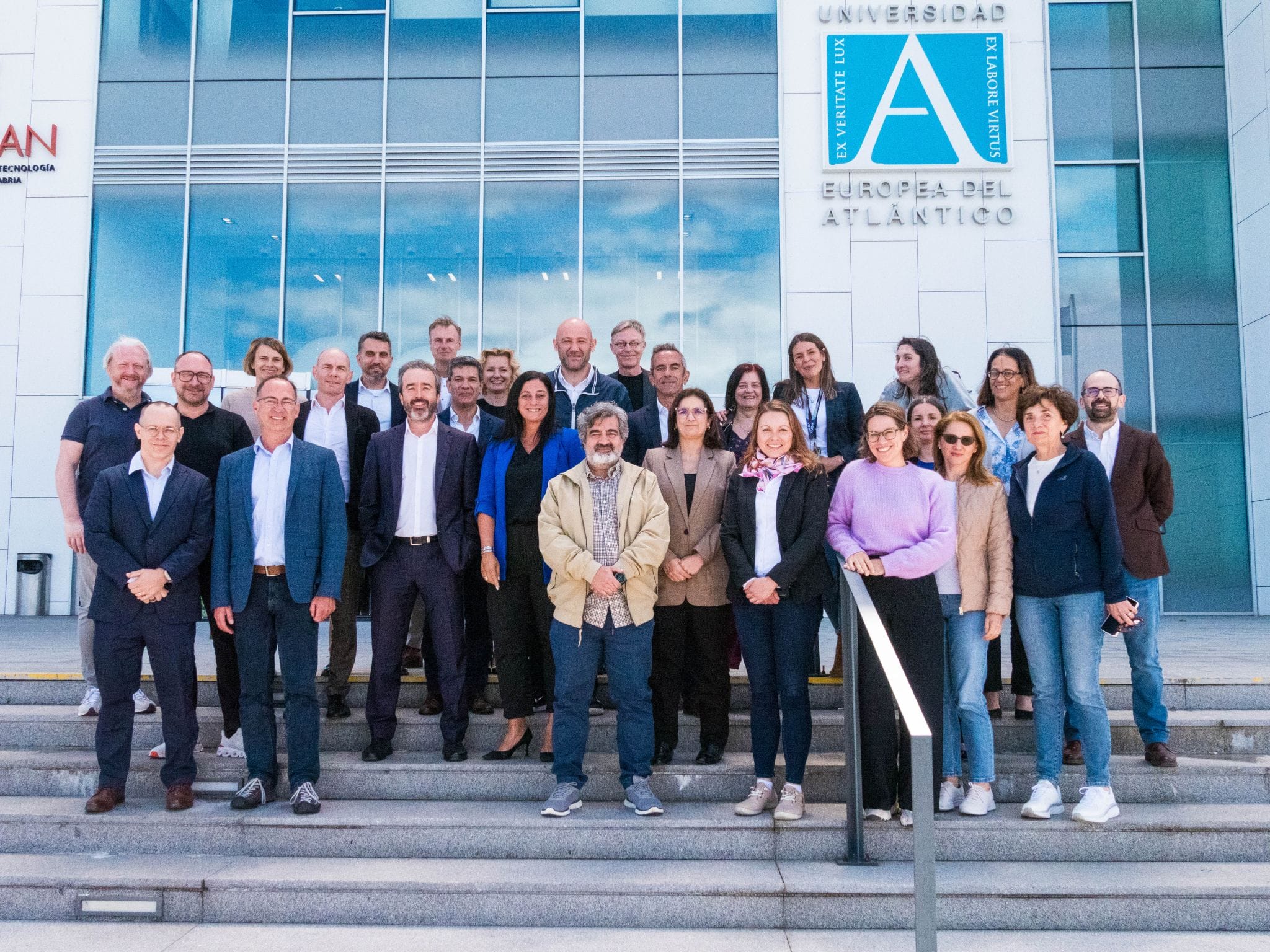 DIVERSE University Alliance representatives meet at the Universidad Europea del Atlántico.